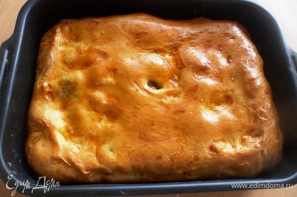 Мясной пирог с картошкой из дрожжевого теста рецепт с фото пошагово