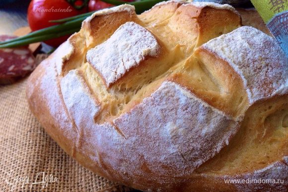 Пшеничный хлеб на скорую руку – кулинарный рецепт