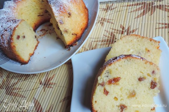 Творожный кекс с ванильным сахаром – пошаговый рецепт приготовления с фото