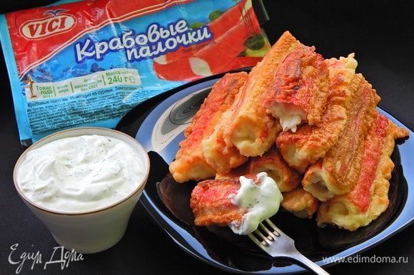 Крабовые палочки в кляре с сыром. Пошаговый рецепт с фото | Кушать нет