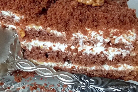 Бисквитный торт «Елизавета» со сгущенкой — пошаговый рецепт с фото.