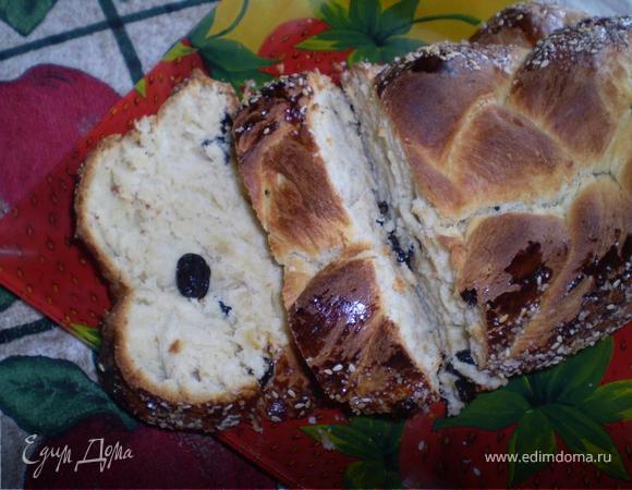 Плетенка творожная с изюмом 🥨