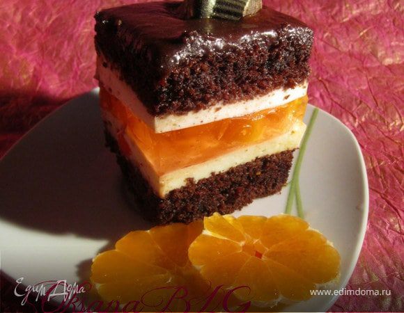 Малиновый муссовый торт с желейной прослойкой