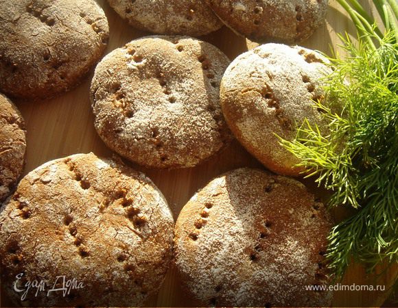 Лепешки из ржаной муки без дрожжей