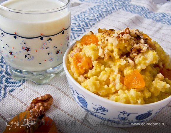 Пшенная каша с курагой — рецепт с фото и видео. Как сварить пшенную кашу с курагой на молоке?