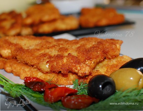 Рецепт рубленых шницелей из курицы с сыром с фото пошагово на Вкусном Блоге