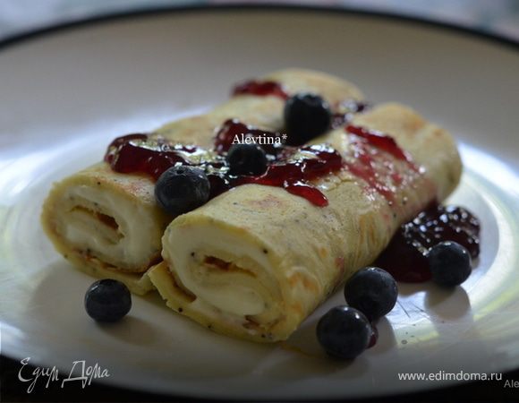 Блинчики с курицей, сыром и грибами: рецепт | Ферма «Долюбово»