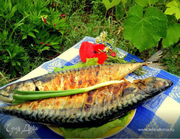 Пикантная скумбрия на гриле