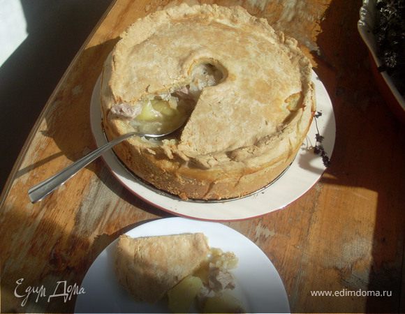 Открытый пирог с курицей и грибами рецепт – Европейская кухня: Основные блюда. «Еда»