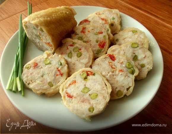 Домашняя куриная колбаса