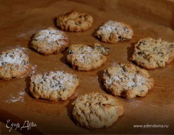 Печенье с яблоком, грецким орехом и корицей – кулинарный рецепт