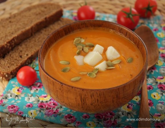 Вегетарианский суп-пюре из томатов: простой и вкусный рецепт | ЭкоБуфет