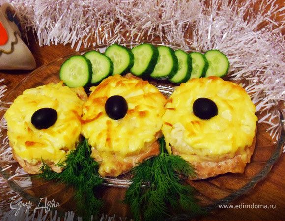 Курица с ананасом под сырной корочкой: foodclub_ru — LiveJournal