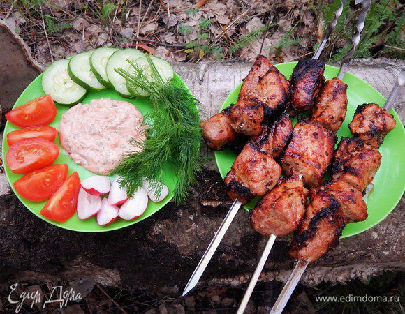 Шашлык в луковом маринаде – кулинарный рецепт