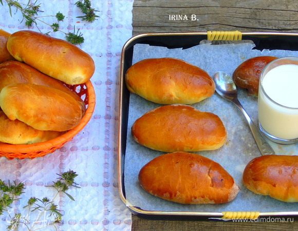 Пирожки с капустой в духовке🥖