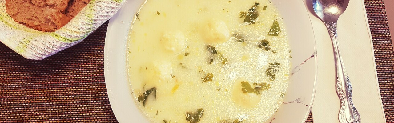 Крем-суп из шампиньонов с сыром