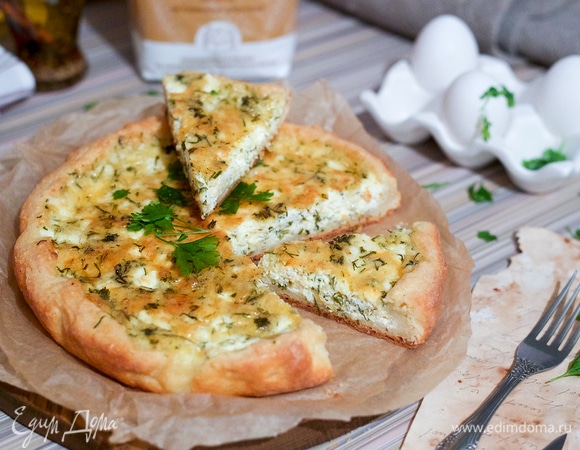 Греческий пирог с брынзой и зеленью (Тиропита) – кулинарный рецепт