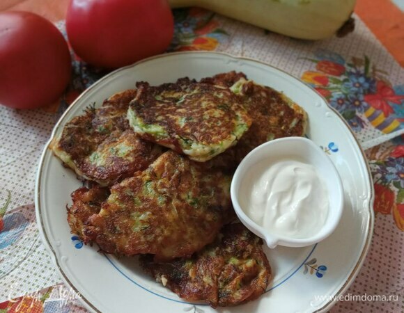 Оладьи из кабачков - пошаговый рецепт с фото на Готовим дома